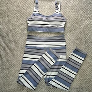 Zyia Active Blue/Grey/Purple Yoga or Workout Set